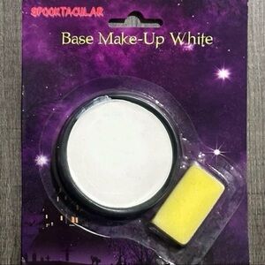 💞 New Spooktacular White Base Theatrical Makeup Face Paint & Sponge